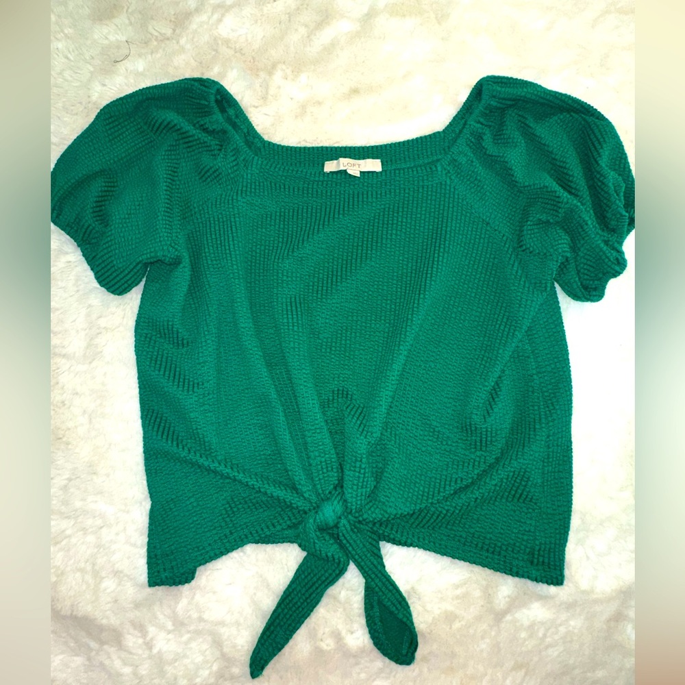 Loft Kelly Green Blouse